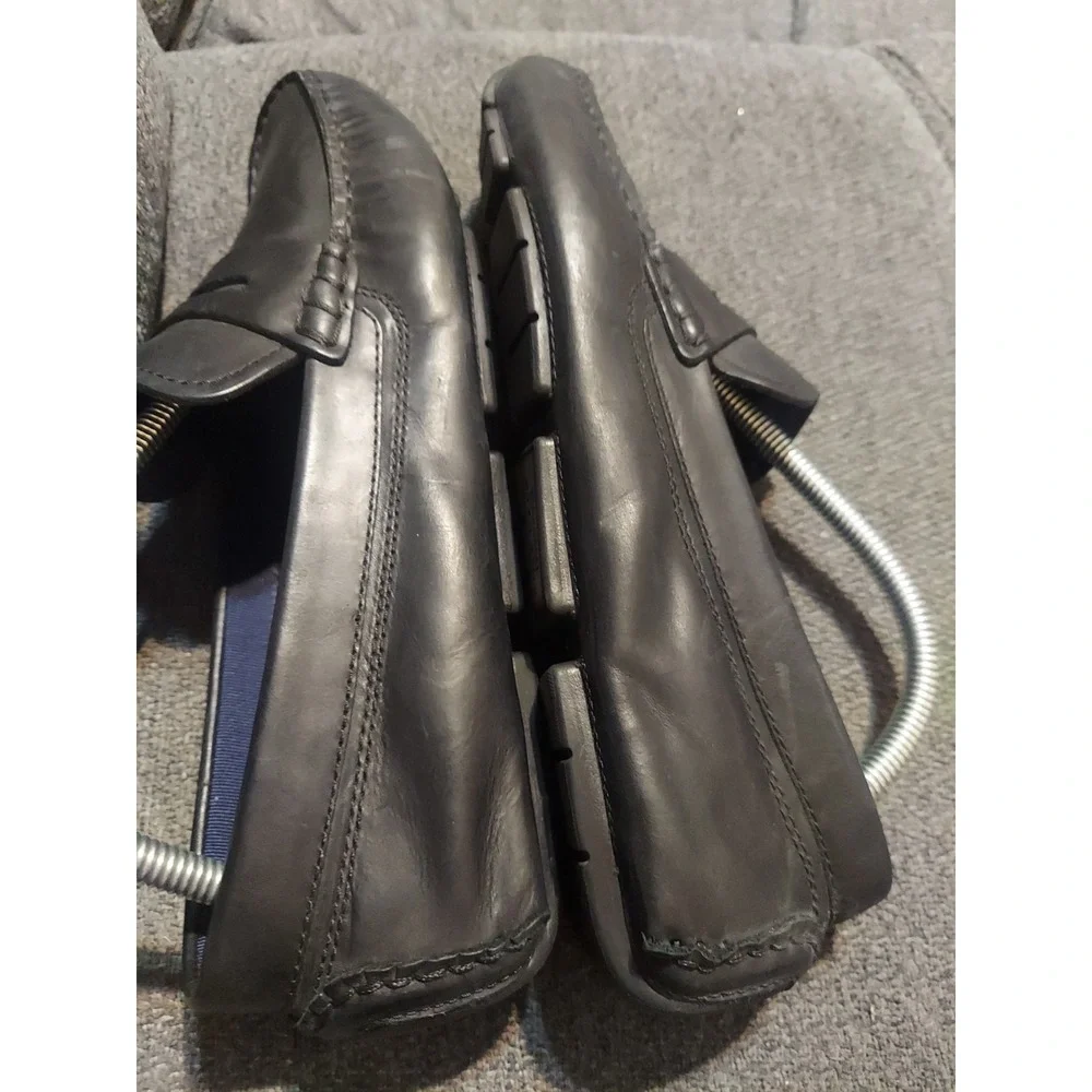 Cole Haan Men's Black Penny Loafers Size 9.5 M Preppy Dress Shoes Leather